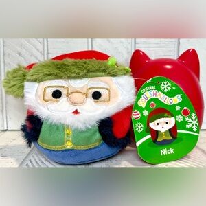 Squishmallow Christmas Squad Mystery Capsule 4” Nick Holly Santa Holiday Plush